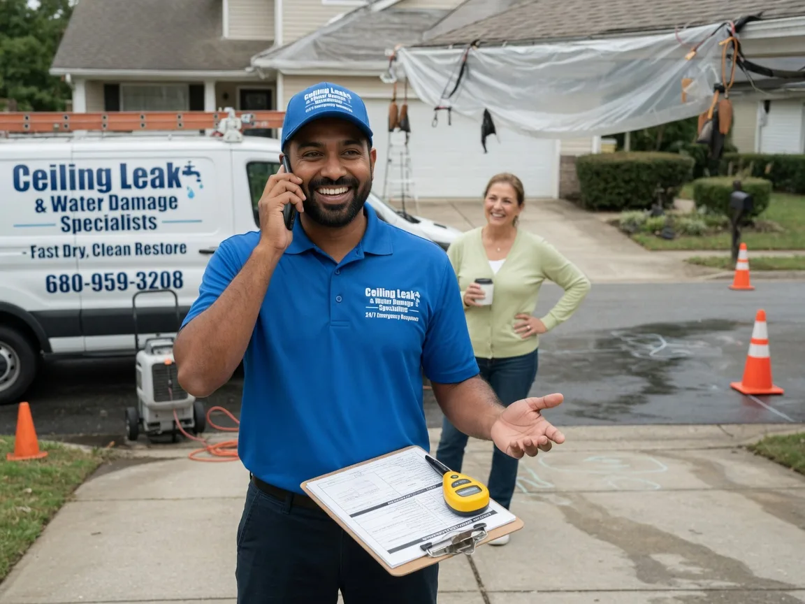 Ceiling Leak Cleanup Poyen, AR FAQs